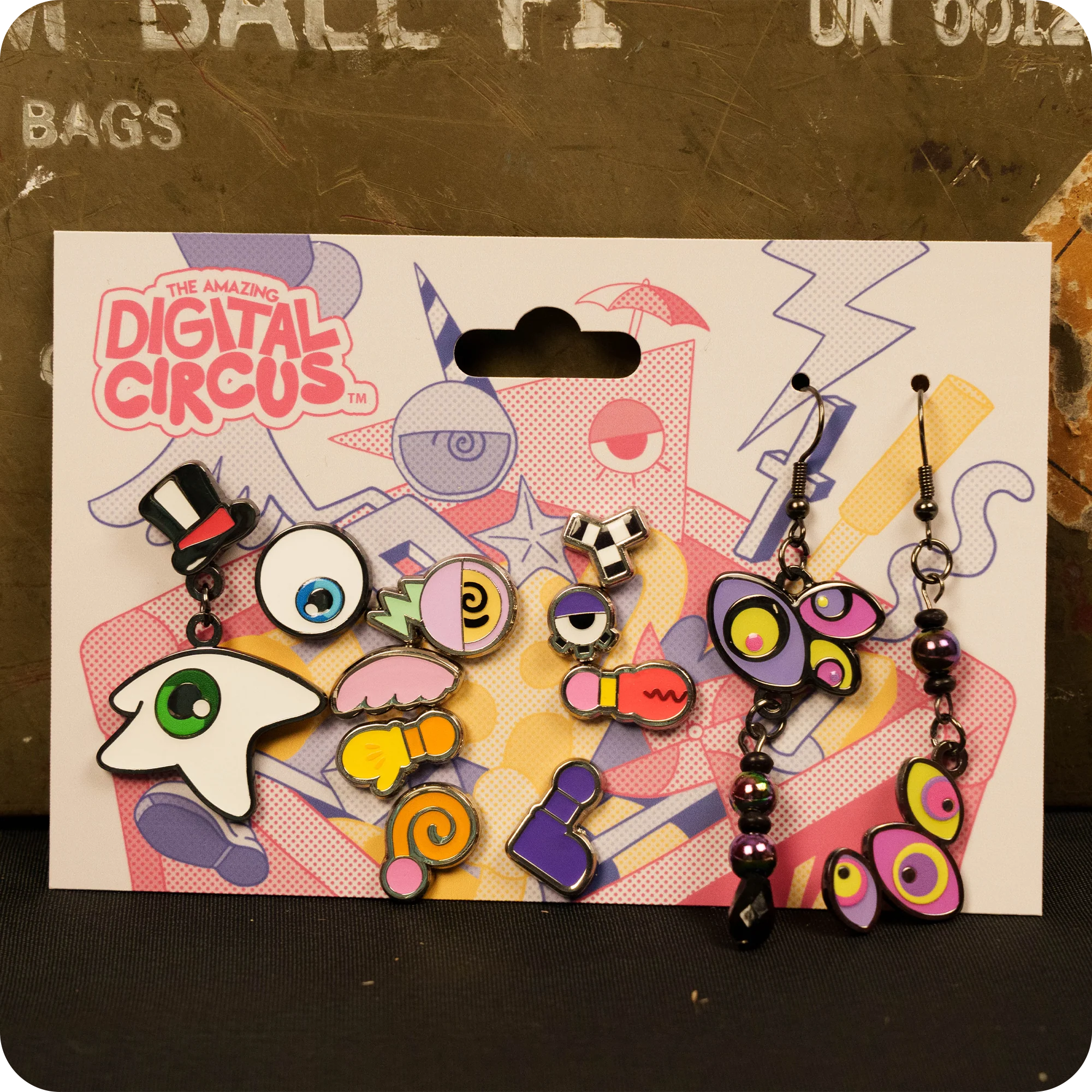 Digital Circus Earring Set - Image 5