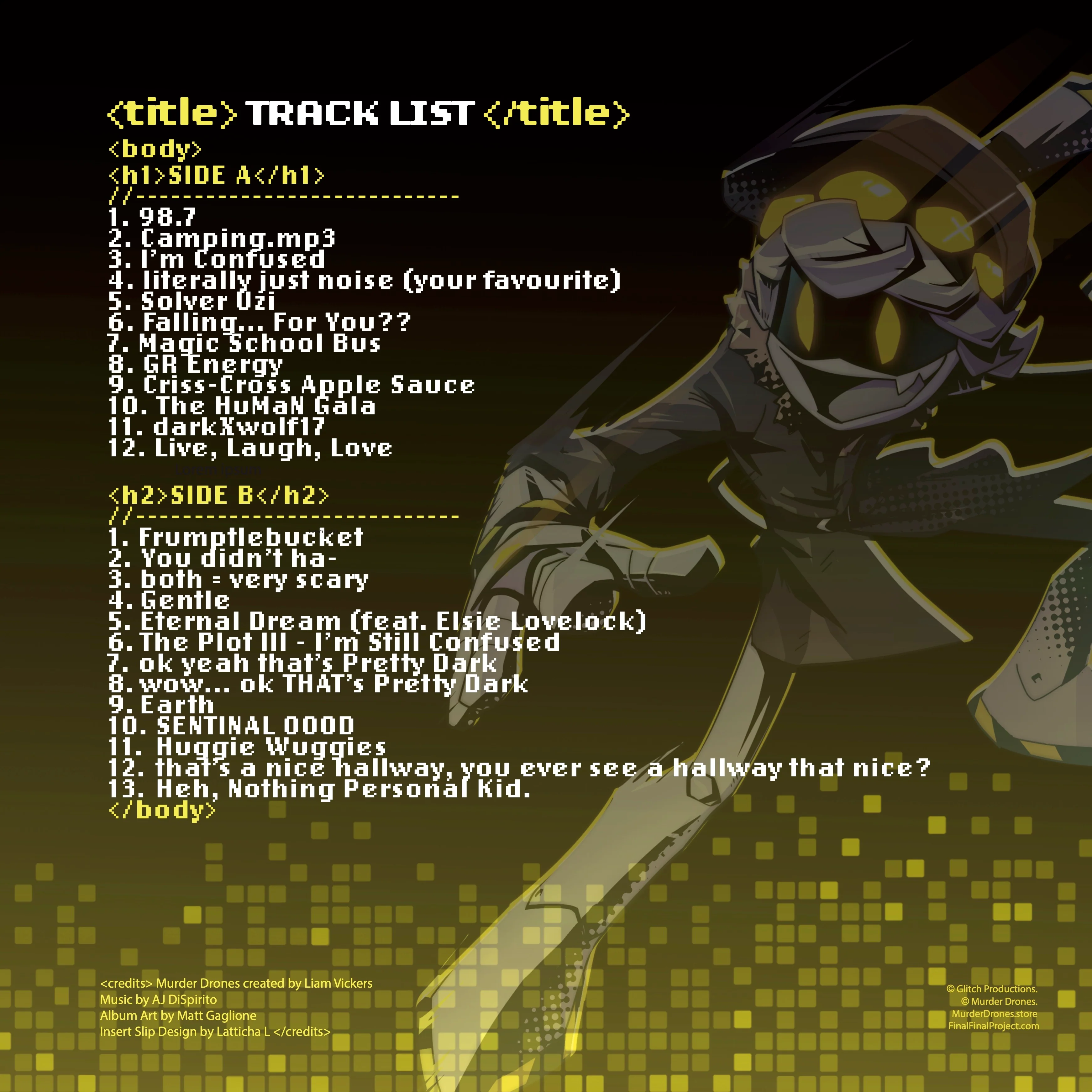 Murder Drones Vinyl Record #2 - Image 8
