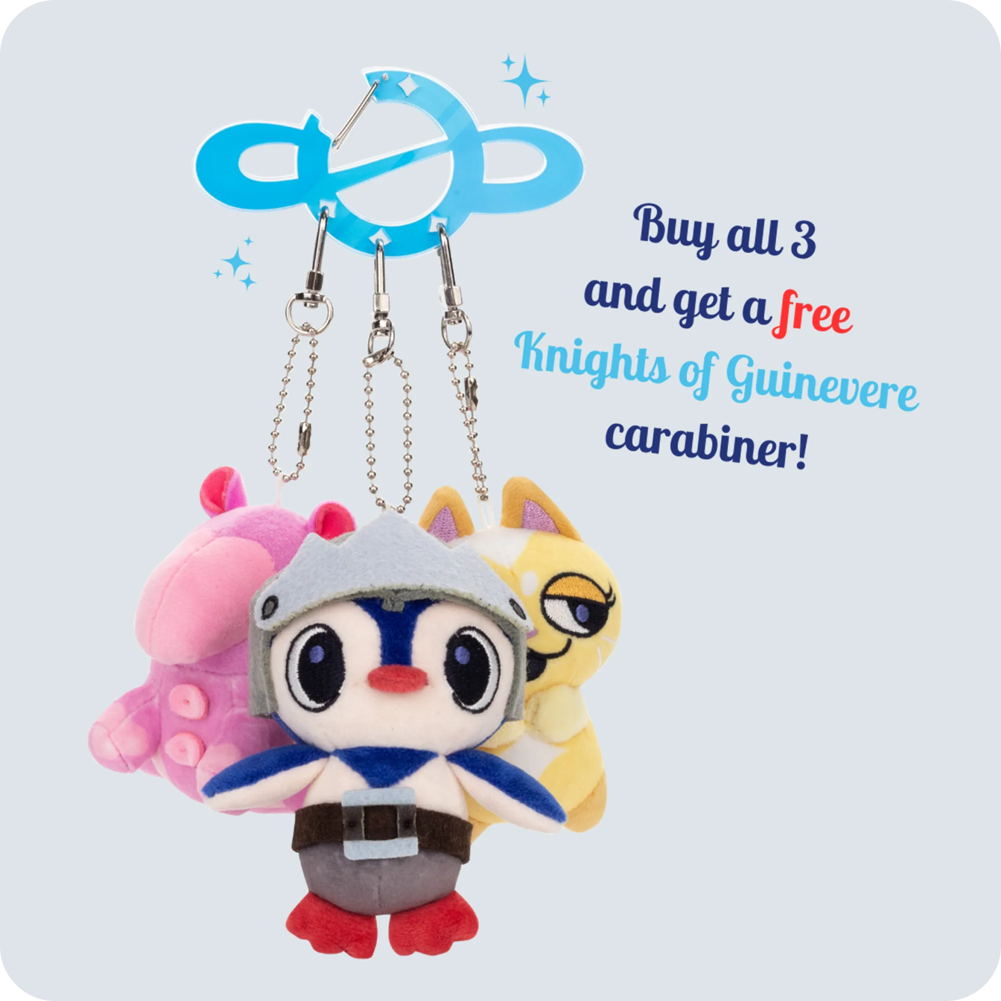 Space Trio Plush Keychains - Image 11